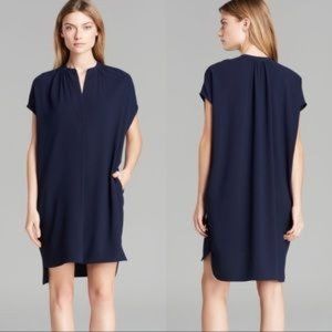 VINCE - Popover Shift Dress - Deepest Indigo